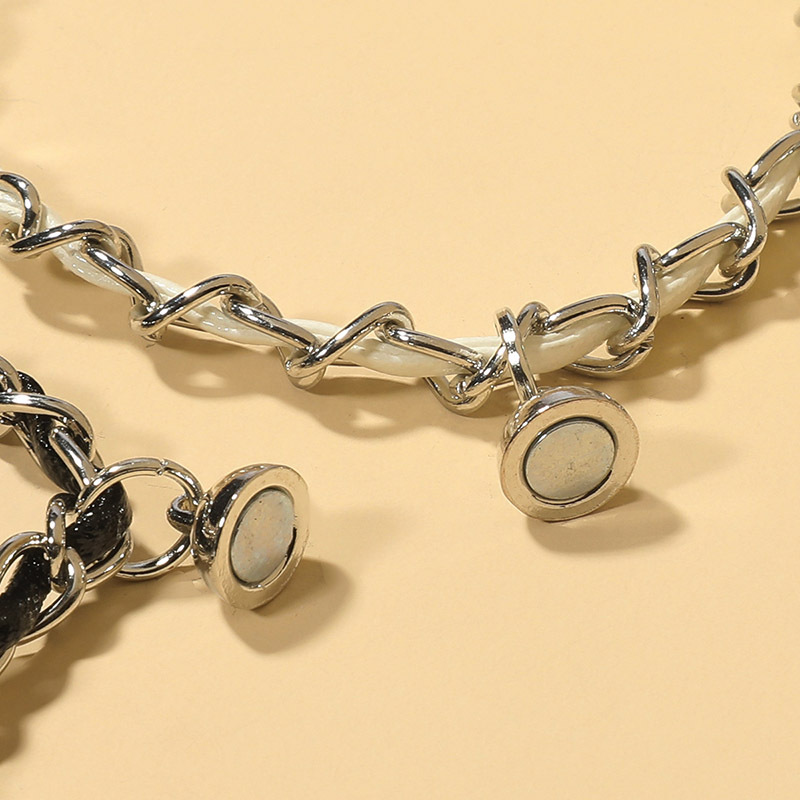Simple Chaîne Magnétique Snap Chanceux Arbre Couple Bracelet display picture 8