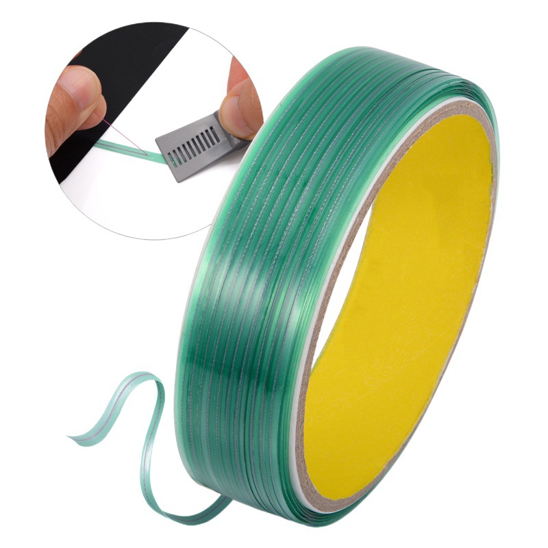 FOSHIO película del coche de corte línea de película que cambia de color de película de corte sin fisuras línea de película 50 m línea de corte de modelado de película no duele la pintura