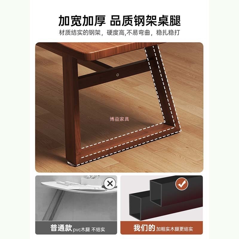 桌子餐饮商用去客厅化家用大板桌长方形一桌四椅组合快餐店方桌子|undefined