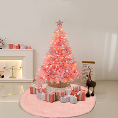 クロスボーダークリスマスツリースカートクリスマスデコレーション5色ツリースカートぬいぐるみ装飾ツリースカート模造ウサギの毛クリスマスデコレーション