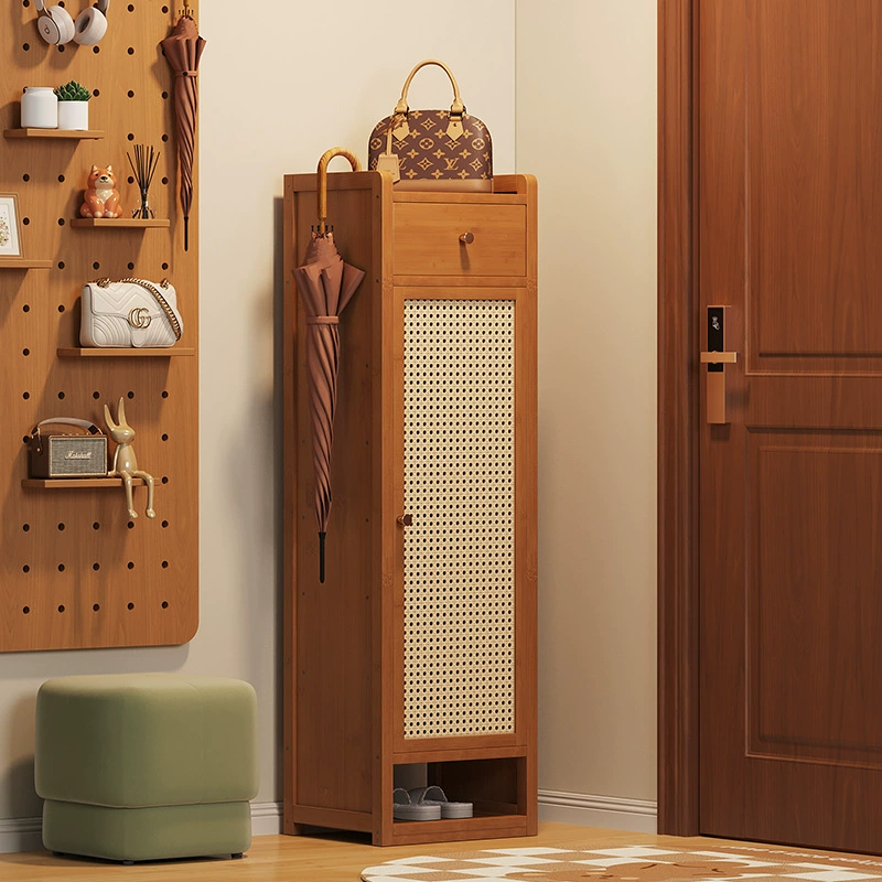 Новый стильный многослойный шкаф для обуви для входа в дом, новый китайский стиль с ящиком, простая установка