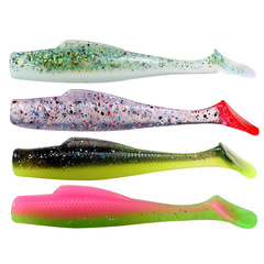 軟魚t尾軟虫6.5cm 2.3g 6pcsルアーtpr材質擬似餌軟餌バイオニック