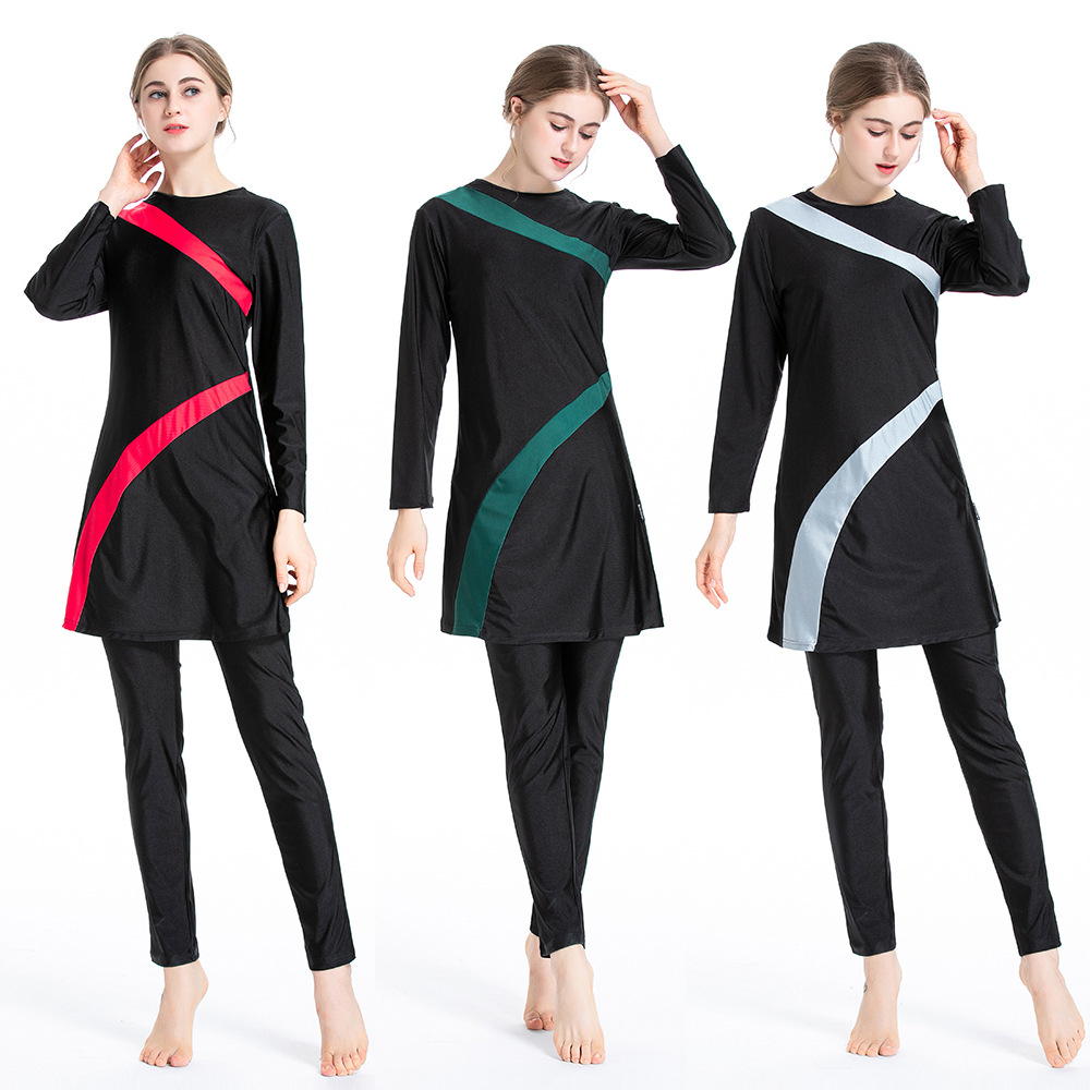 Muslim Women Swimming Costume, 3pcs Modest Swimming Costume