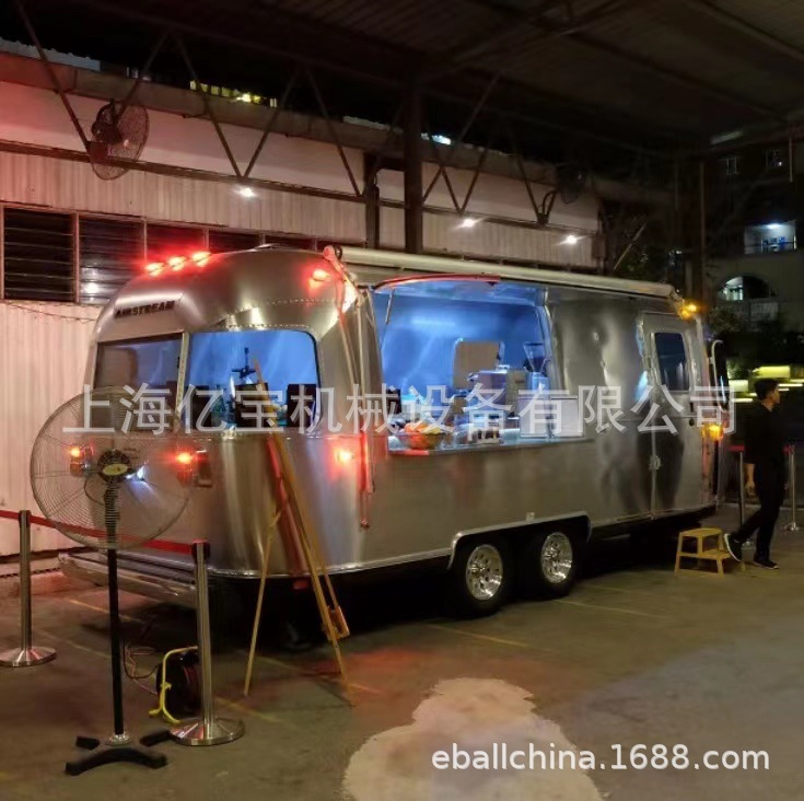 上海厂家商场美食车移动小吃车网红车车早餐车餐饮车景点售货车