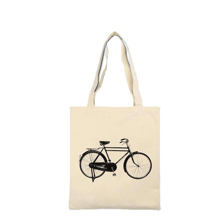 广州工厂彩色图案收纳手提帆布袋 台式丝印logo单肩背包帆布手袋