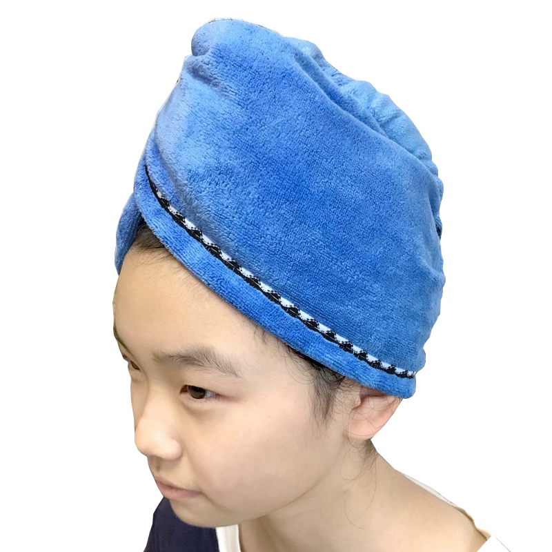 Dry hair towel, children's quick dry shower cap, increased thickness, water absorbent