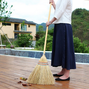 Outdoor sweeping yard large broom single courtyard broom extended sweeping broom outdoor broom