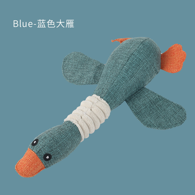 人気のペットの大きなガチョウの音のおもちゃ、魚を触ったり噛んだりするペット用品、歯のクリーニング、インタラクティブなトレーニング、減圧ペット人形|undefined