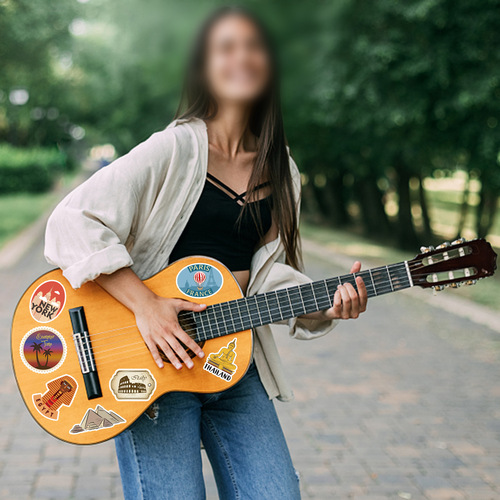 100 travel graffiti stickers for cars, mobile phones, computers, guitar decoration stickers, notebook waterproof handbag stickers