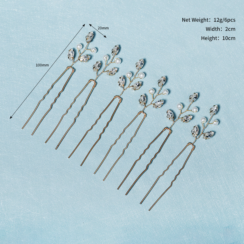 Amazon antiguos accesorios para el cabello simple rhinestone pin boda nupcial updo tocado hecho a mano perla horquilla en forma de U