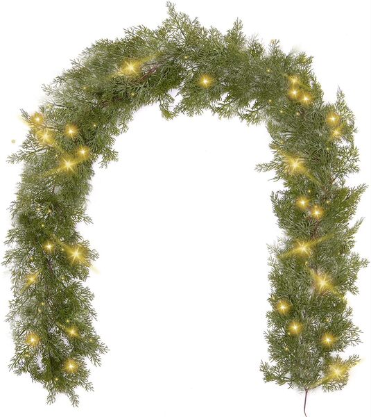 Cross -border Christmas PE Leaf Crystal Christmas Teng Simulation…