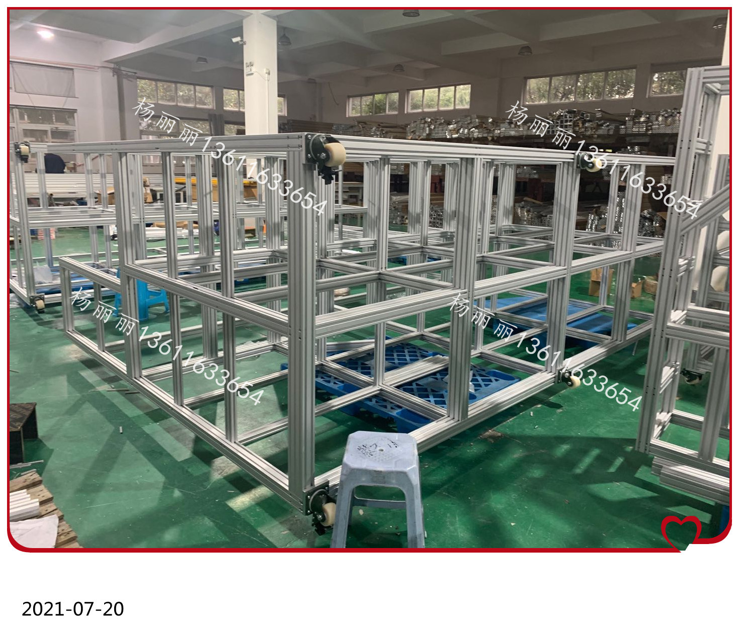 安腾铝业-工业铝型材-铝型材弧焊房