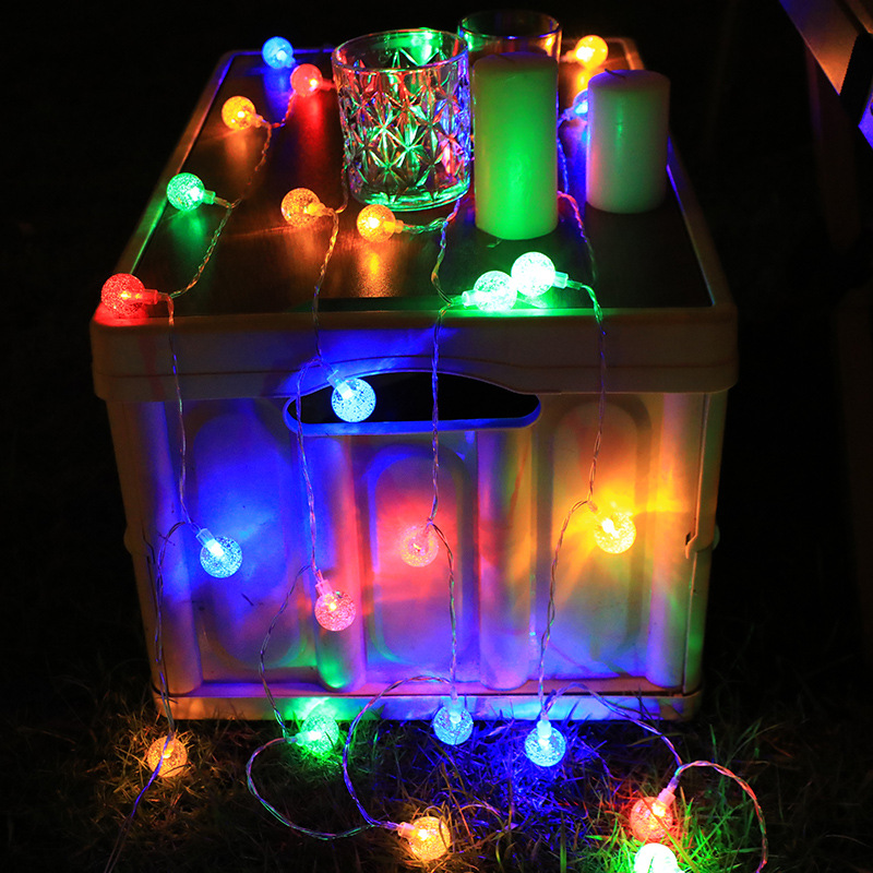 Guirnalda de luces LED pequeñas para exteriores, muy vendidas, para decoración de jardín, cumpleaños y festividades, impermeables, con control remoto y regulables. image 9