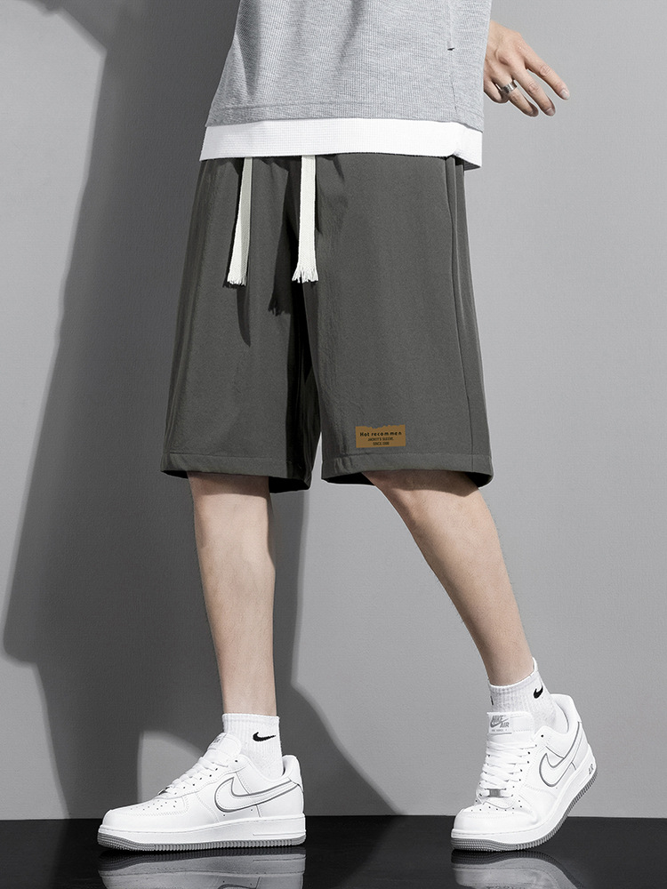 Pantalones Cortos Deportivos Estampados para Hombre de Poliéster para Verano