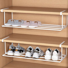鞋架省空间鞋子收纳神器隔层架鞋柜橱柜内置隔板可伸缩分层置物架