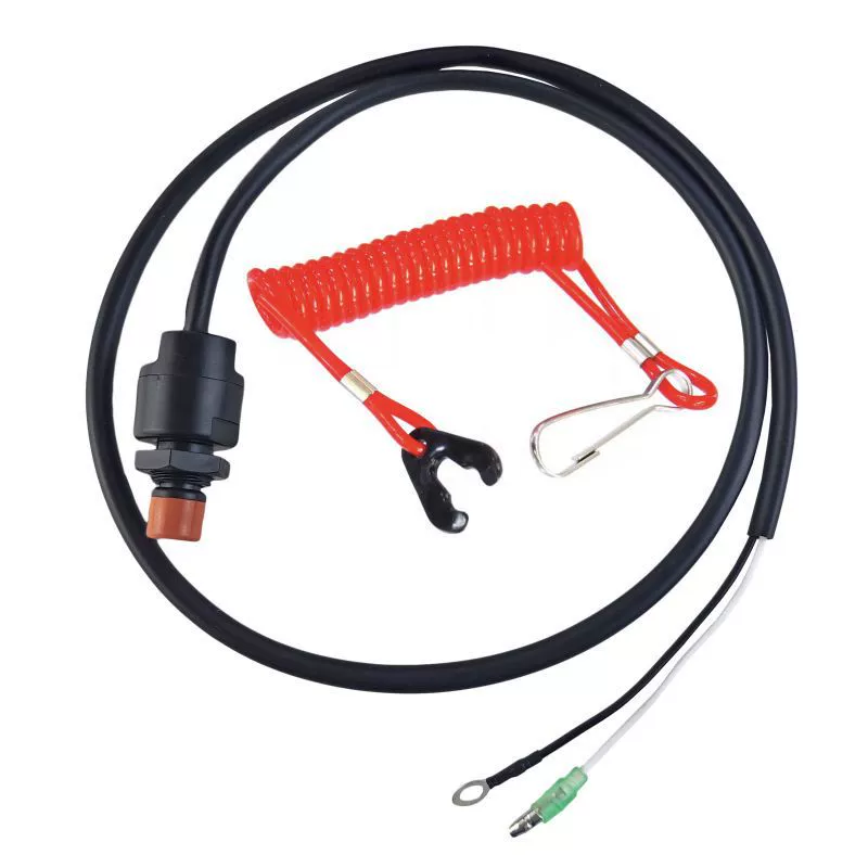 Подвесной двигатель Yamaha Ling, подвесной двигатель, выключатель с вытяжным тросом Flameout 6E9-82575-09