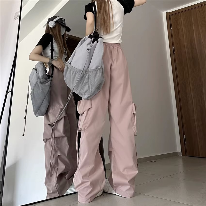 Women's Daily Casual Streetwear Solid Color Full Length Casual Pants display picture 1