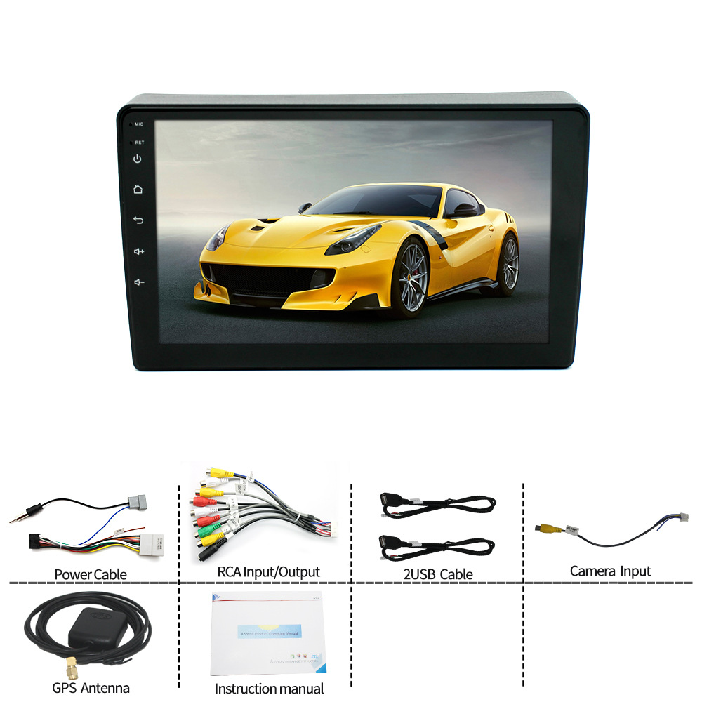 Suitable for 06-12 Navara Android large-screen navigation GPS reversing image MP5 Bluetooth all-in-one