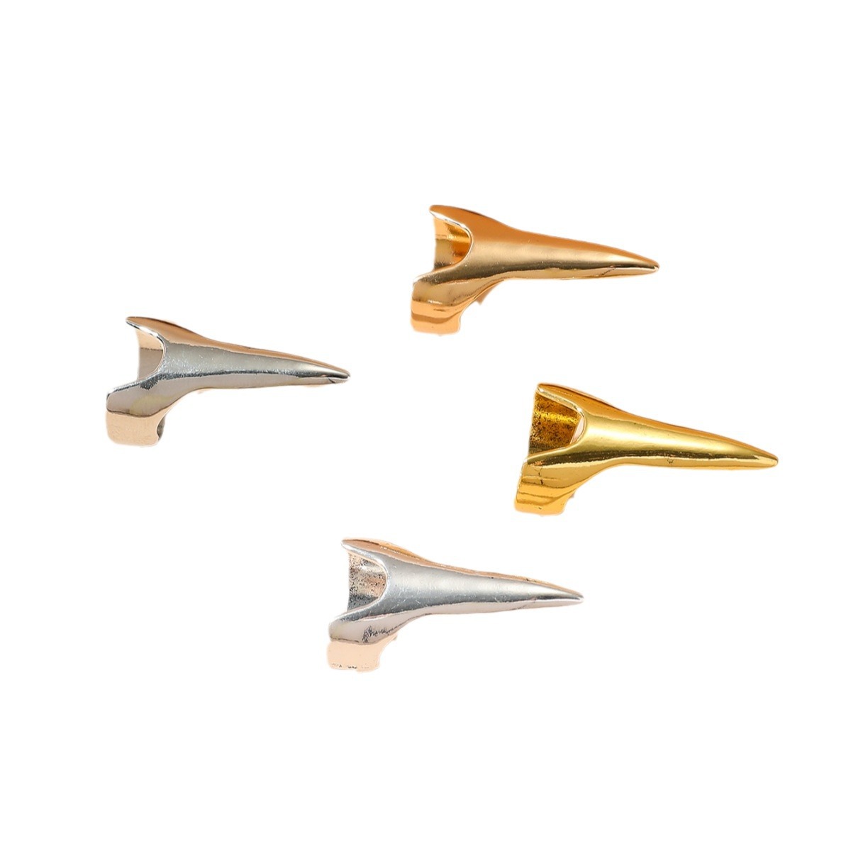 Europa y los Estados Unidos caliente venta de anillo de bronce Wolverine diseño creativo anillo de dedo largo geometría exagerada anillo de anillo universal image 5