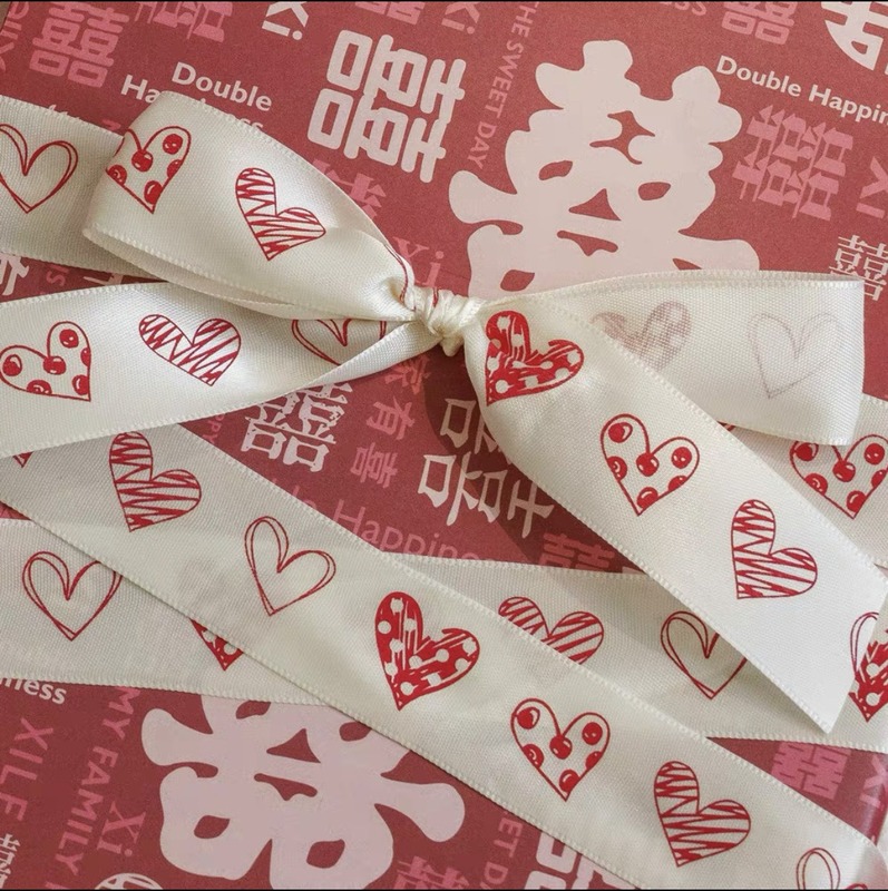 新中国式結婚祝いギフトボックス包装紙結婚祝い赤い飾り紙婚約お返しDIY手作りギフト紙|undefined