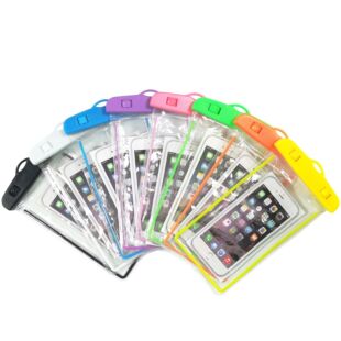 Mobile Phone Waterproof Bag Drifting Diving Swimming Transparent Mobile Phone Bag Touch Screen PVC Sealed Bag Airbag Mobile Phone Waterproof Case