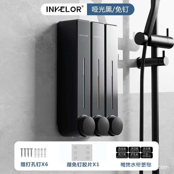 Three-head matte black/waterproof label sticker