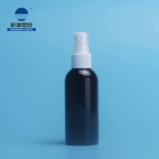新潮塑胶日用品包材 便携式80ML按压喷雾PE瓶  源头厂家支持定制