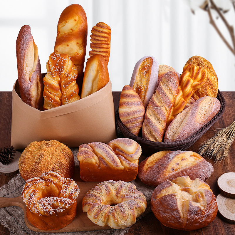 Simulation Bread Model PU Fake Bread Cake Props Soft Bread Food Toy Cabinet Decorations Photography Decoration Simulation Bread Model PU Fake Bread Cake Props Soft Bread Food Toy Cabinet Decorations Photography Decoration