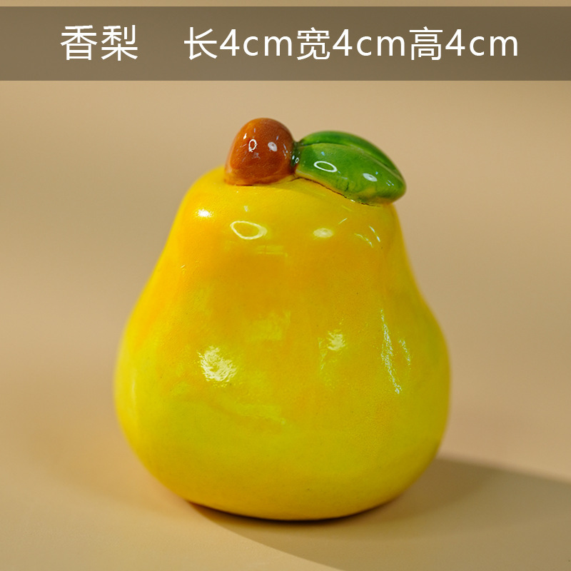 手作りの文化的で創造的な景徳鎮セラミックフルーツ装飾品デスクトップかわいい装飾品屋台小物卸売カスタマイズ|undefined