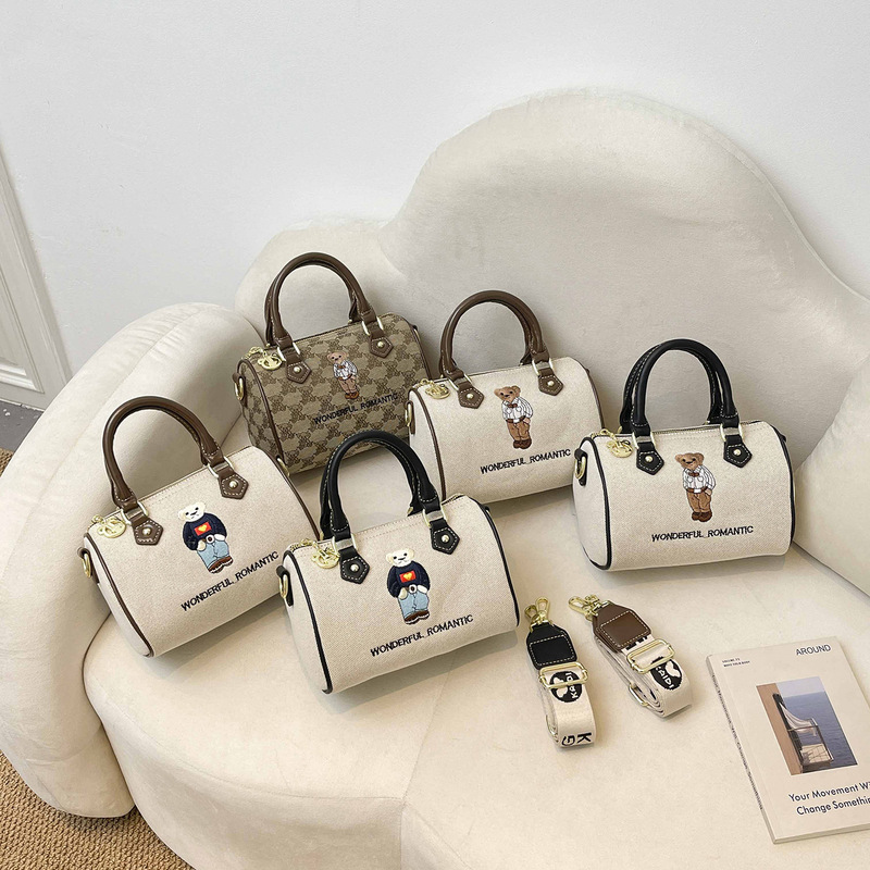 Katie Bear 2025 New Women's Bag, Fashionable Original Design Pillow Bag, Versatile Casual Shoulder Crossbody Bag for Women