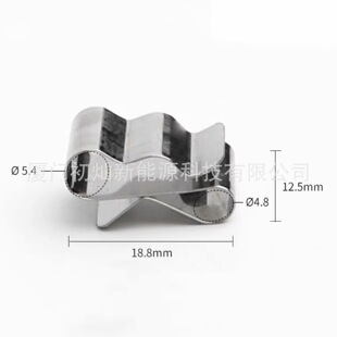 Photovoltaic Wire Clip Stainless Steel Fixed Buckle Special Spring Frameless Photovoltaic Panel Wire Clip Cable Wire Buckle