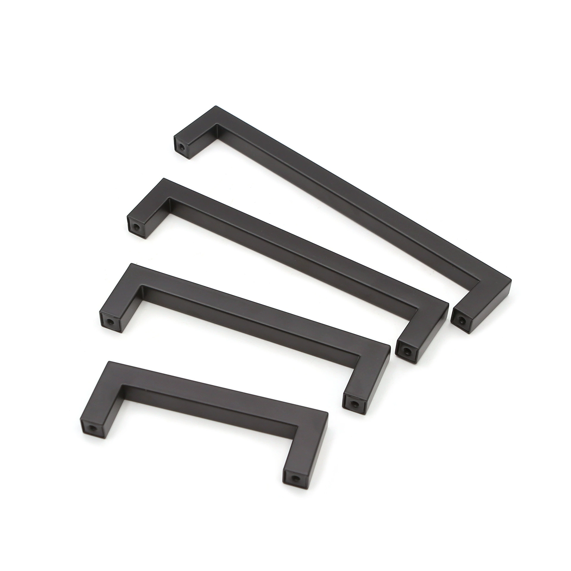New Chinese style stainless steel handle furniture cabinet square drawer wardrobe door small handle hollow hardware single hole
