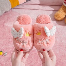 Children's Boys Girls Cotton Slippers Cute Cartoon跨境专供代