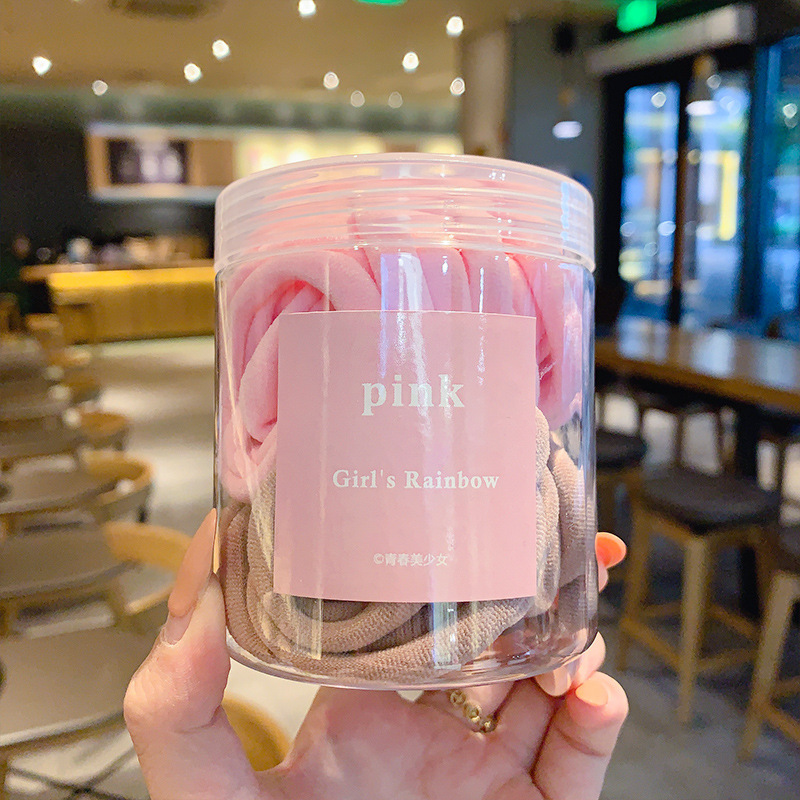 2025 nuevo estilo simple y versátil banda para el cabello sin costuras diadema duradera y de alta elasticidad que no daña el cabello coleta gruesa cuerda para el cabello sombreros