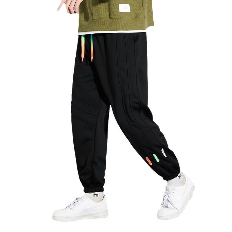 Pantalones de calzado para hombres 2023 nuevos pantalones deportivos de pies para hombres pantalones largos casuales sueltos para hombres pantalones de primavera y otoño y invierno a prueba de frío