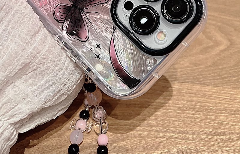 Ink Butterfly – Passende Früchte-Hülle für iPhone 16 Pro, Neue Cartoon-Hülle für iPhone 15 Pro Max, Personalisierte Hülle für iPhone 13/14/12_voghion.com
