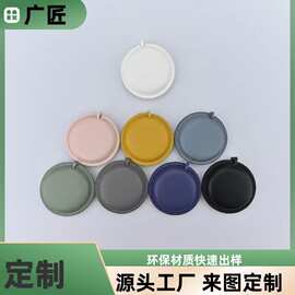 便携皮质尺子圆形卷尺活动礼物皮尺可做尺寸形状印图logo商标