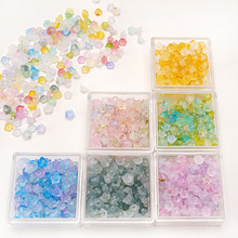 6x3mm 亚克力点金珠小花串珠diy手工散珠子手串项链耳饰挂件饰品