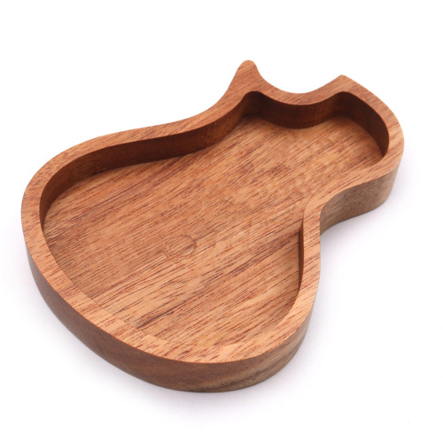 Guitar Pick Box Musical Instrument Crafts Gift Box Three-Gate Pick Box Solid Wood Pick Box Set Storage Box Wholesale