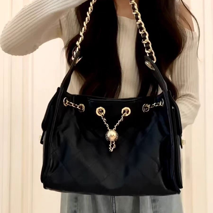 Gesteppte Beuteltasche Für Damen, Modische Schultertasche_voghion.com