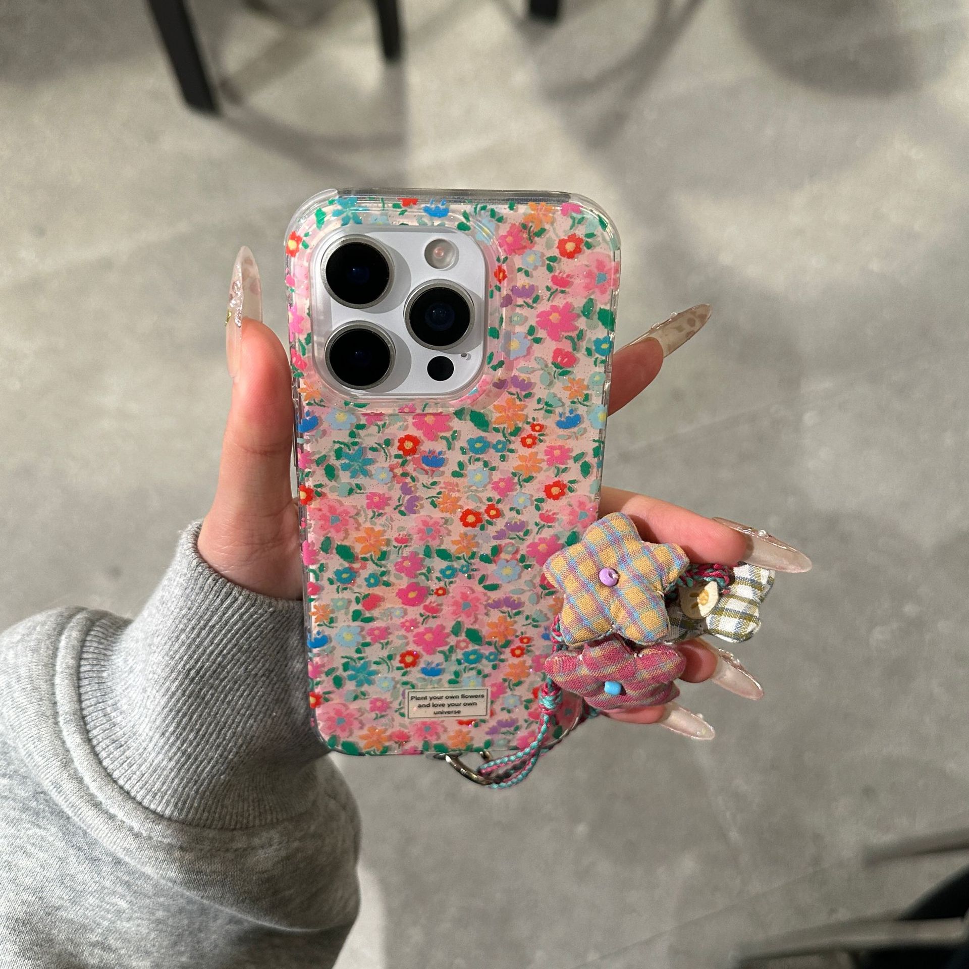 Pantalla completa pintura al óleo flores rosas para iPhone15/16 funda para teléfono móvil 14Pro cadena 16ProMax chica 13