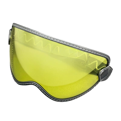 Goggles Sun Protection Mirror Silicone | Dəbilqə (Kaska) aksesuarları - yellow-extended-style
