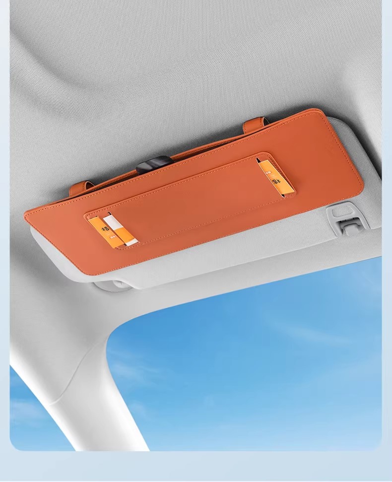 Cross-Border Car Front Sun Visor Extension Board Multi-Functional Storage Sunglasses Car Universal Retractable Extended Sunshade