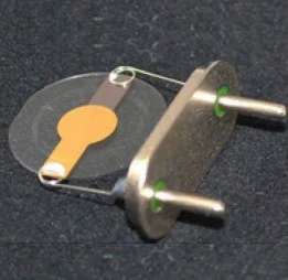 Кварцевый кристалл WeChat с покрытием Au, 10 МГц # Чип 971-00006