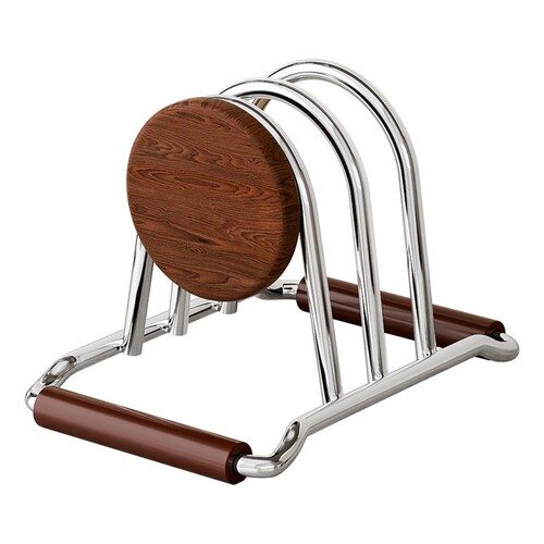Home Prosperity Source Factory Chinese Style Cutting Board Stand Stainless Steel Multi-layer Pot Lid Rack Cutting Board Dish Board Wholesale