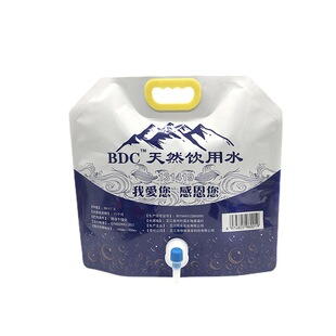 Factory Customized 10L Butterfly Valve Hydrogen-Rich Water Aluminum Foil Bag Large-Capacity Light-Proof Hydrogen-Locking Explosion-Proof Self-Standing Spout Bag
