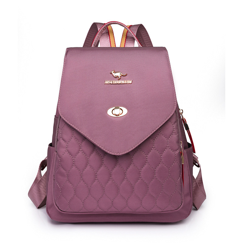 Venta al por mayor transfronteriza 2024 Four Seasons New Light Nylon Ladies Mochila de viaje de gran capacidad para viajeros de moda