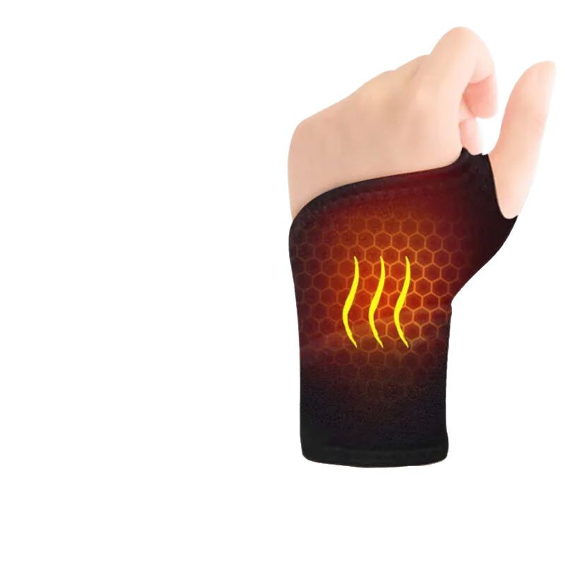 Protector de muñeca, esguince, malestar de muñeca, compresas calientes de herba de moxa, protección contra el dolor y la fatiga, cubierta de protección contra el frío para mujeres