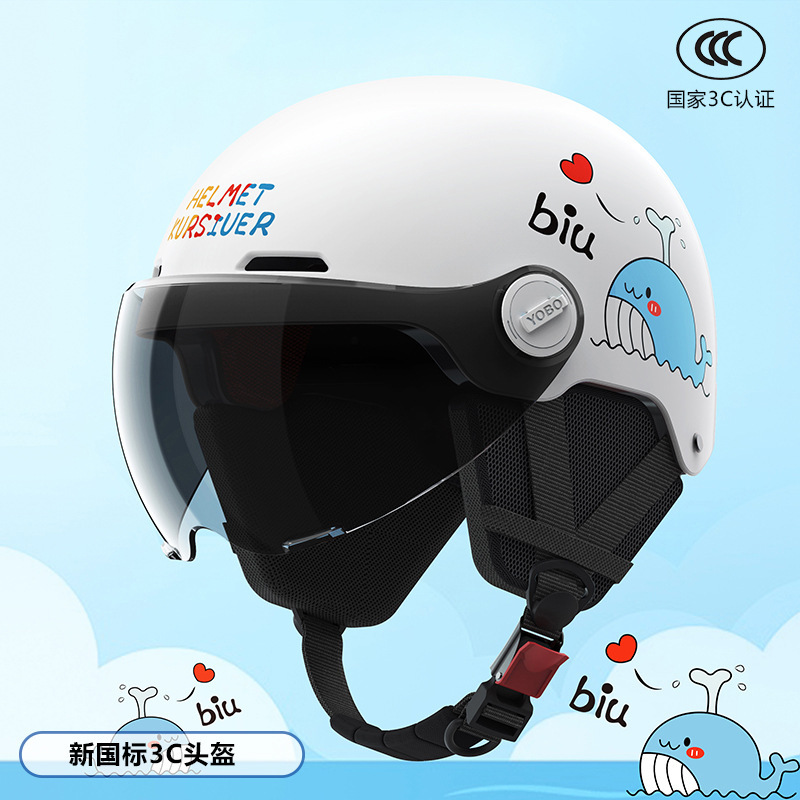 Casco 3c certificado casco infantil 6 - 12 años de verano ventilado patineta ventilado casco de bicicleta eléctrica