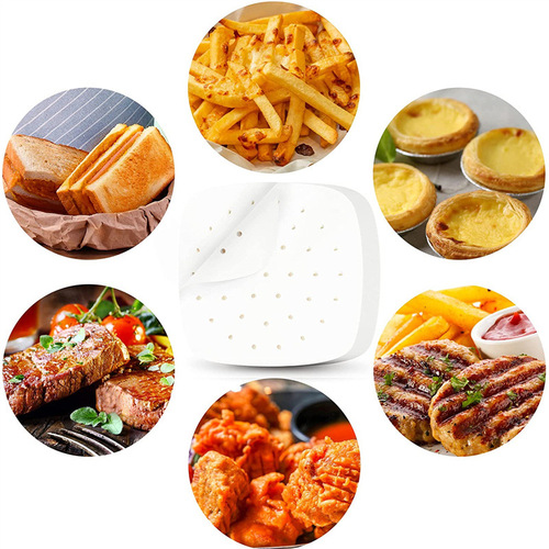 Air fryer paper steamer steamer paper pad food-grade oil-absorbing paper household pad paper baking baking paper